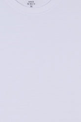 White Men's Textured T-Shirt